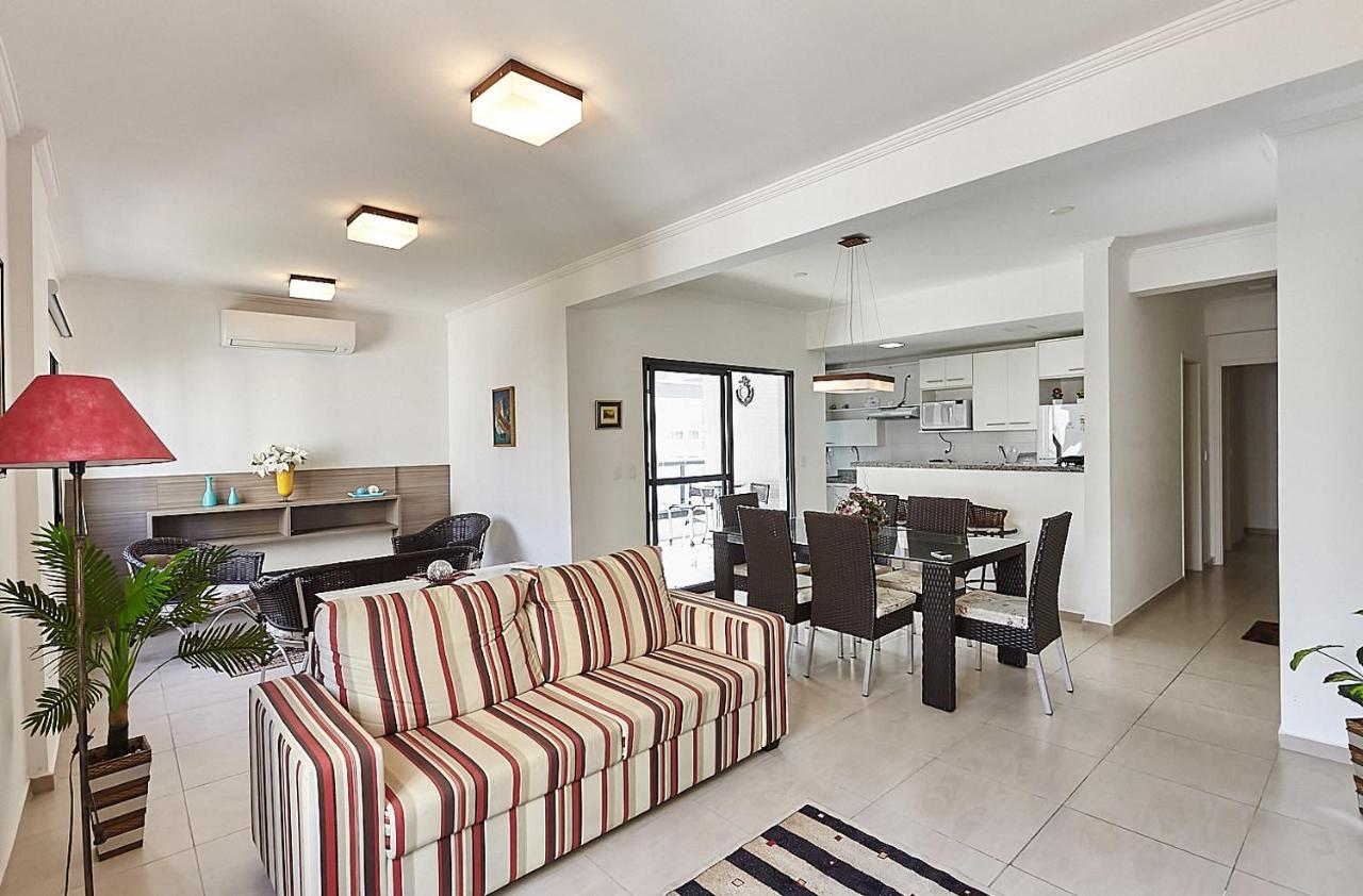 Flat Pérola do Atlântico - 3 dormitórios com varanda gourmet - Praia das Pitangueiras Guarujá Esterno foto