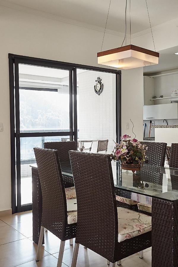 Flat Pérola do Atlântico - 3 dormitórios com varanda gourmet - Praia das Pitangueiras Guarujá Esterno foto
